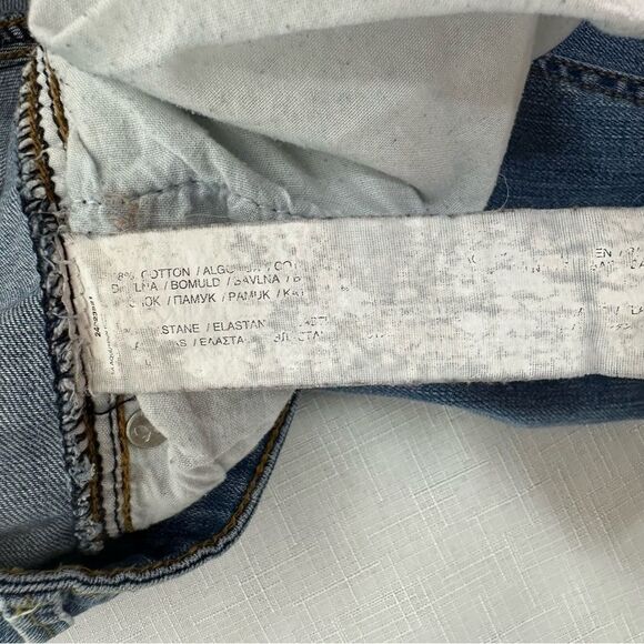 MNG Mango Women’s size 12 Arizona Super Slim Distressed Jeans - Picture 13 of 13